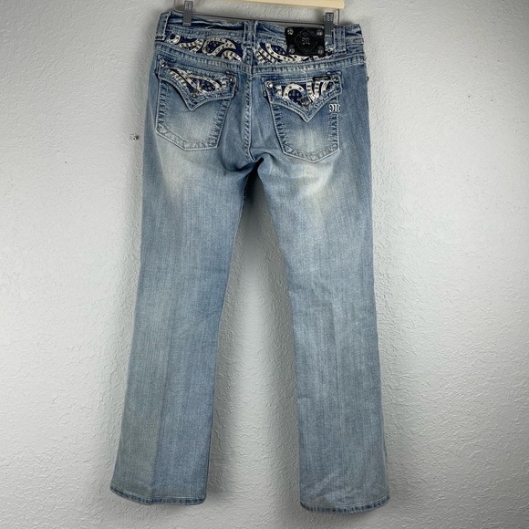 miss me low rise sequin embellished bootcut jeans y2k 2000s